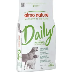 Almo Nature - Daily Dog All Breeds Agnello Pollo Riso* Adult