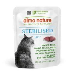 Almo Nature - HFC Sterilised Tonno Del Pacifico Adult E Mature Cat* Senior|Adult