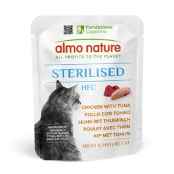 Almo Nature - HFC Sterilised Pollo E Tonno Adult E Mature Cat* Senior|Adult