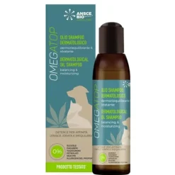 Ansce Bio Generic Srl - Omegatop Olio Shampoo Dermatologico* Parafarmacia Per Gatti|Parafarmacia Per Cani