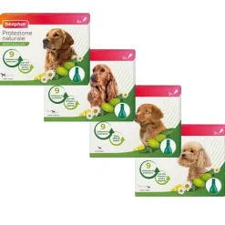 Beaphar - Protezione Naturale Spot On Scudo Cane 3 o 6 Pipette* Antiparassitari Per Cani|Spot-On
