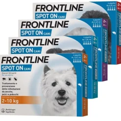 Boehringer Ingelheim - Frontline Spot On per Cani 4 pipette* Antiparassitari Per Cani|Spot-On