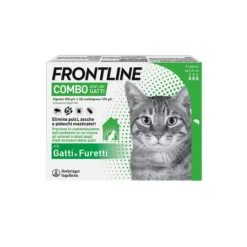 Boehringer Ingelheim - Frontline Combo per gatti e furetti 3-6 pipette* Antiparassitari Per Gatti|Spot-On