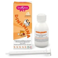 Buonapet - Dinamina Flacone* Parafarmacia Per Gatti|Parafarmacia Per Cani