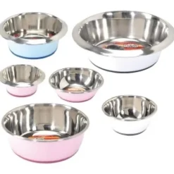 Camon - - Ciotole in acciaio colorato antirovesciamento* Accessori