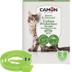 Camon - Collare Barriera all'Olio di Neem per Gatti* Antiparassitari Per Gatti|Naturali