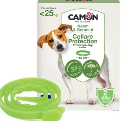 Camon - Collare Barriera per Cane Olio di Neem* Antiparassitari Per Cani|Naturali