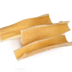 Camon - Snack Striscie di Pelle Di Testa di Bovino Bianca* Snack E Masticabili Per Cani|Ossi Per Cani