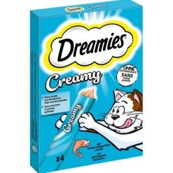 Catisfactions - Dreamies Creamy Salmone* Snack E Masticabili Per Gatti