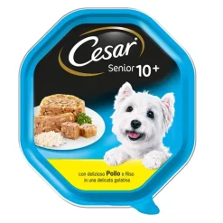 Cesar - Senior 10+ Pollo e Riso in Gelatina* Senior E Mature