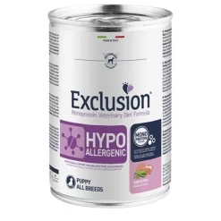 Exclusion - Diet Hypoallergenic Puppy & Junior Maiale e Piselli* Puppy