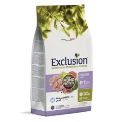 Exclusion - Mediterraneo Monoprotein Light Small Breed con Pollo* Senior E Mature|Adult