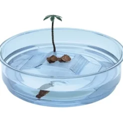 Ferplast - Tartarughiera rotonda in plastica - oasi* Tartarughe Acquatiche
