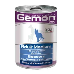 Gemon - Adult Medium Bocconi con Tonno e Salmone* Adult