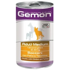 Gemon - Adult Medium Bocconi con Pollo e Tacchino* Adult