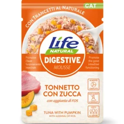 Life Pet Care - Life Cat Digestive Mousse Tonnetto con Zucca* Adult
