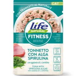Life Pet Care - Life Cat Fitness Mousse Tonnetto con Alga Spirulina* Adult