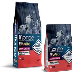 Monge - BWild Low Grain Puppy & Junior All Breeds con Cervo* Puppy