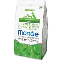 Monge - Natural Superpremium All Breeds Adult Coniglio  Riso e Patate* Adult