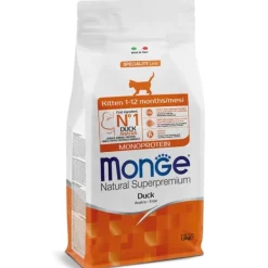 Monge - Natural Superpremium Monoprotein Kitten Anatra* Kitten