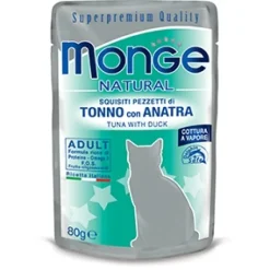 Monge - Natural Superpremium Cotti a Vapore con Tonno e Anatra* Adult