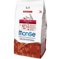 Monge - Natural Superpremium Mini Adult Agnello, Riso e Patate* Adult