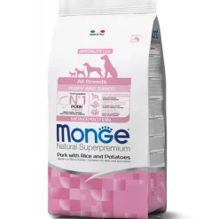 Monge - Natural Superpremium All Breeds Puppy & Junior Natural Superpremium Maiale con Riso e Patate* Puppy