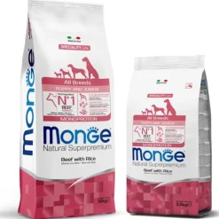 Monge - Natural Superpremium All Breeds Puppy & Junior Monoprotein Manzo e Riso* Puppy
