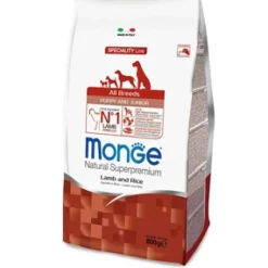 Monge - Natural Superpremium All Breeds Puppy & Junior Agnello e Riso* Puppy