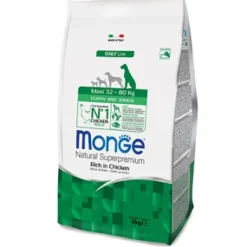 Monge - Natural Superpremium Maxi Puppy & Junior Ricco di Pollo* Puppy