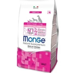 Monge - Natural Superpremium Extra Small Puppy & Junior Ricco di Pollo* Puppy