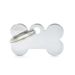 My family - Medaglietta Basic Osso in Ottone Cromato* Accessori