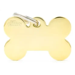 My family - Medaglietta Basic Osso in Ottone Dorato* Accessori