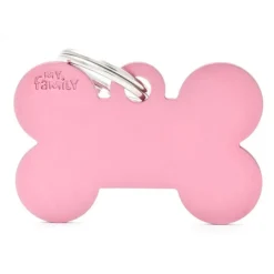 My family - Medaglietta Basic Osso XL Rosa in Alluminio* Accessori
