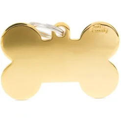 My family - Medaglietta Basic Osso XL in Ottone Dorato* Accessori