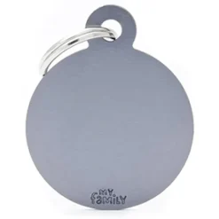My family - Medaglietta Basic Cerchio in Alluminio Grigio* Accessori|Accessori