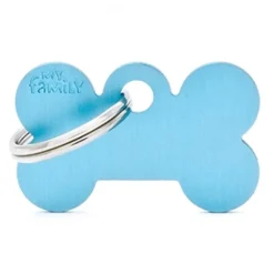 My family - Medaglietta Basic Osso Alluminio Azzurro* Accessori|Accessori