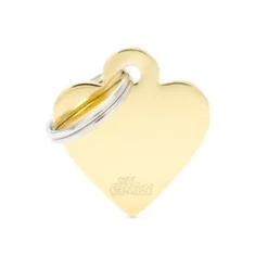 My family - Medaglietta Basic Cuore in Ottone Dorato* Accessori|Accessori