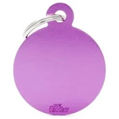 My family - Medaglietta Basic Cerchio in Alluminio Viola* Accessori|Accessori