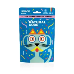 Natural Code - Snack Gatti Kitten al Latte e Vitamine* Snack E Masticabili Per Gatti