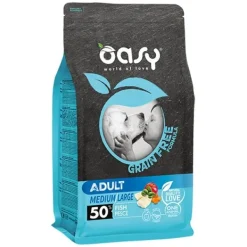 Oasy - Grain Free Adult Medium & Large con Pesce* Adult