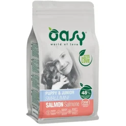 Oasy - One Animal Protein Puppy & Junior Small & Mini con Salmone* Puppy