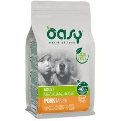 Oasy - One Animal Protein Adult Medium & Large con Maiale* Adult