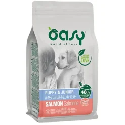 Oasy - One Animal Protein Puppy & Junior Medium & Large con Salmone* Puppy