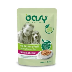 Oasy - Straccetti in Salsa Mature & Senior con Tacchino e Piselli* Senior E Mature