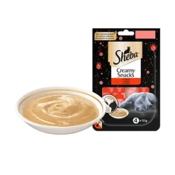 Sheba - Creamy Snacks con Manzo* Snack E Masticabili Per Gatti