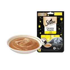 Sheba - Creamy Snacks con Pollo* Snack E Masticabili Per Gatti