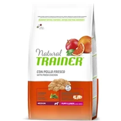 Trainer - Natural Puppy & Junior Medium con Pollo Fresco e Riso* Puppy