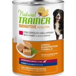 Trainer - Natural Sensitive No Gluten Medium & Maxi Adult con Coniglio e Riso* Adult