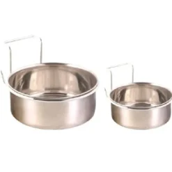 Trixie - Ciotola in acciaio inox con supporto* Gabbie E Accessori